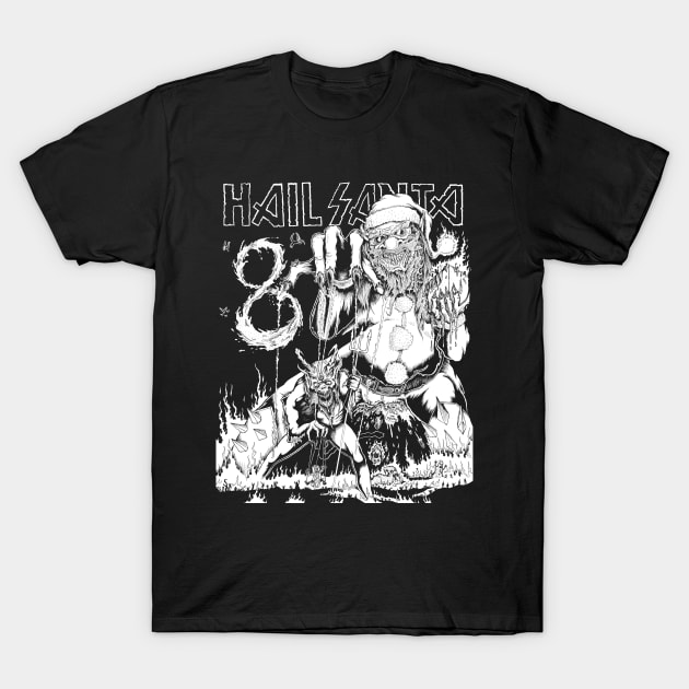 HAIL SANTA 8 T-Shirt by DÜFF